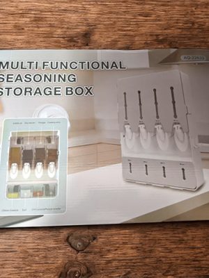 Multi functional Seasoning Storage Box